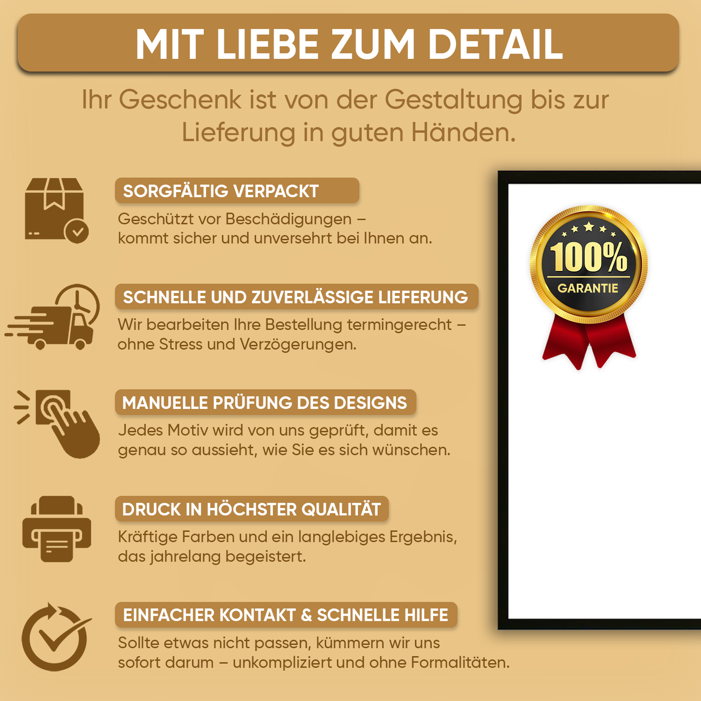 Collage der schönsten Momente – personalisiertes Poster für die Freundin