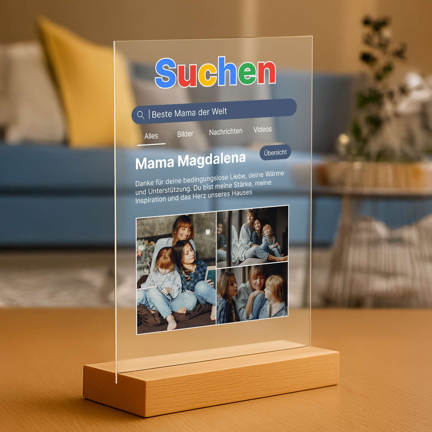 Suchergebnis MAMA – personalisierter Glasdruck