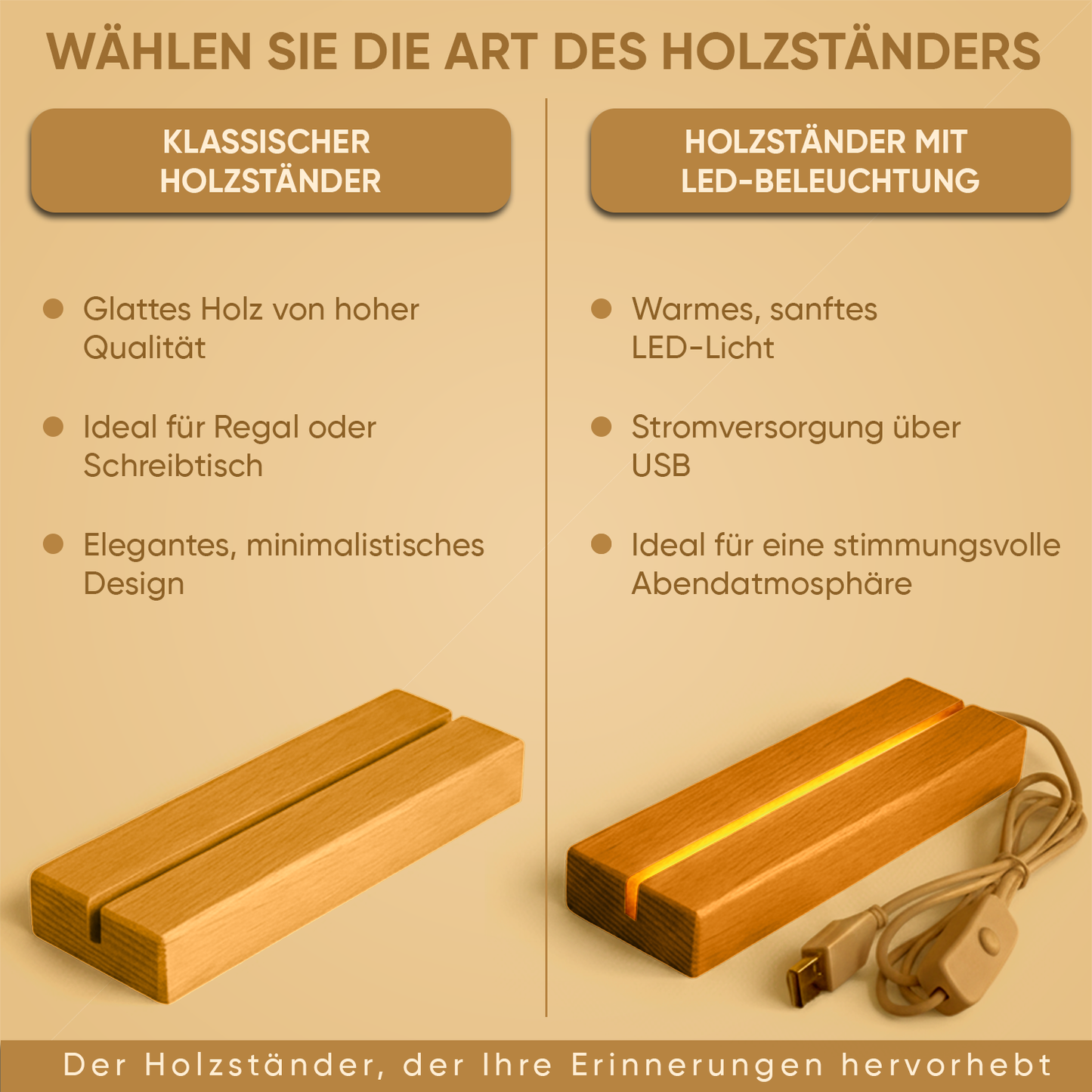 Fotocollage Mama – personalisierter Glasdruck als Geschenk für Mama