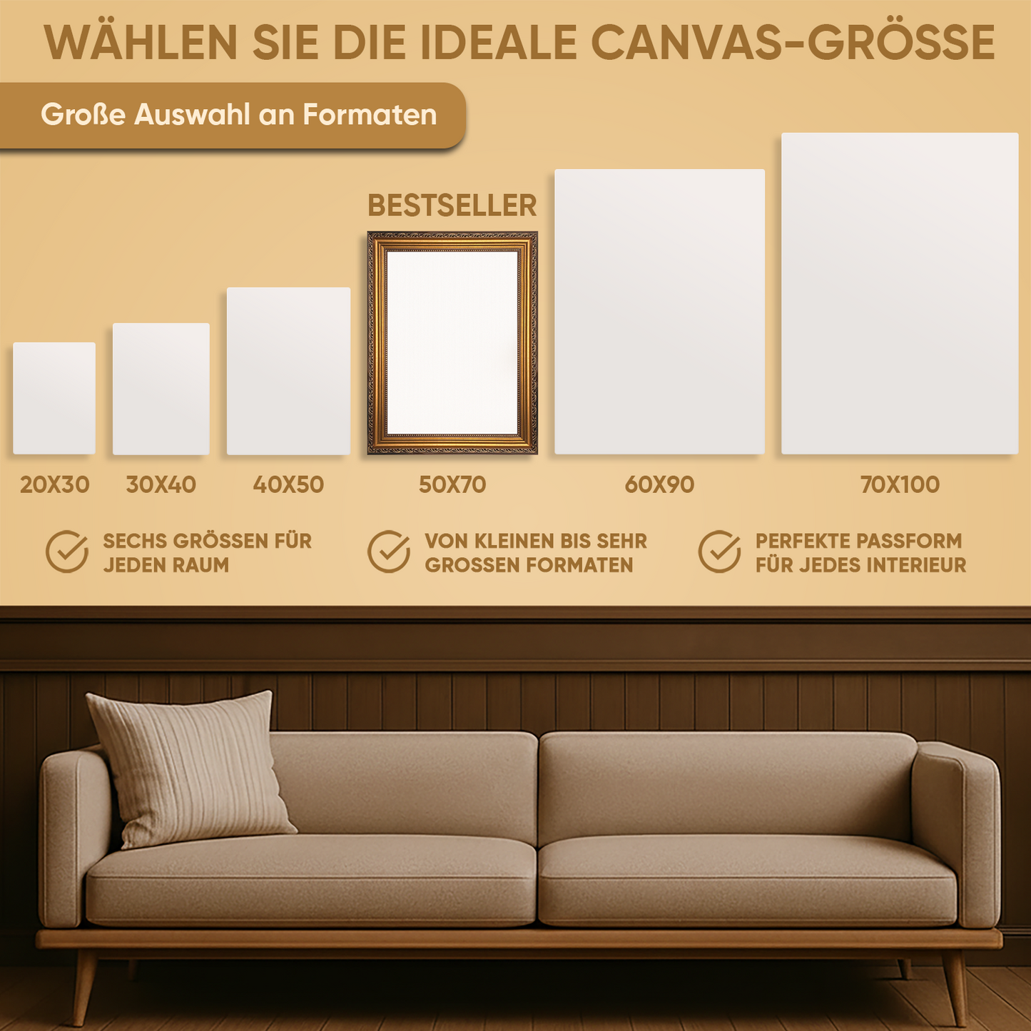 Hund im königlichen Stil – personalisiertes Leinwandbild für Hundeliebhaber