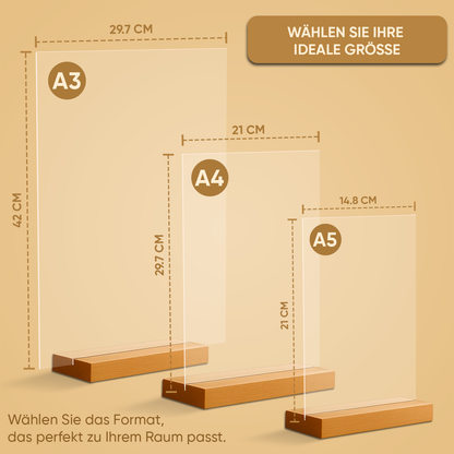 Fotocollage Mama – personalisierter Glasdruck als Geschenk für Mama