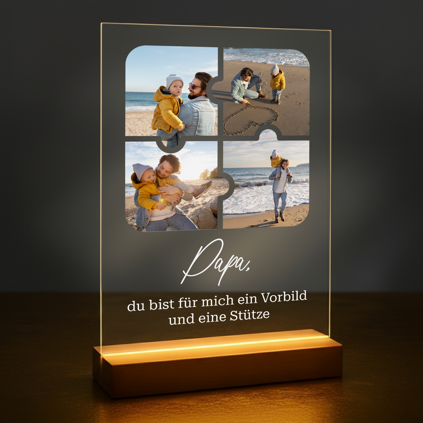 Fotocollage-Puzzle – personalisierter Druck auf Glas
