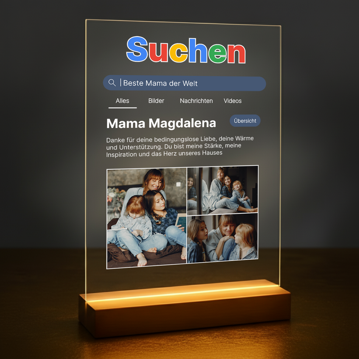 Suchergebnis MAMA – personalisierter Glasdruck
