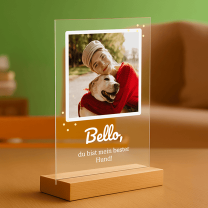 Bester Hund – personalisierter Glasdruck - Emmygift.de