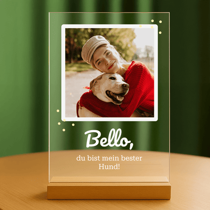 Bester Hund – personalisierter Glasdruck - Emmygift.de