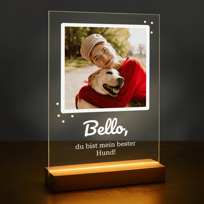 Bester Hund – personalisierter Glasdruck - Emmygift.de