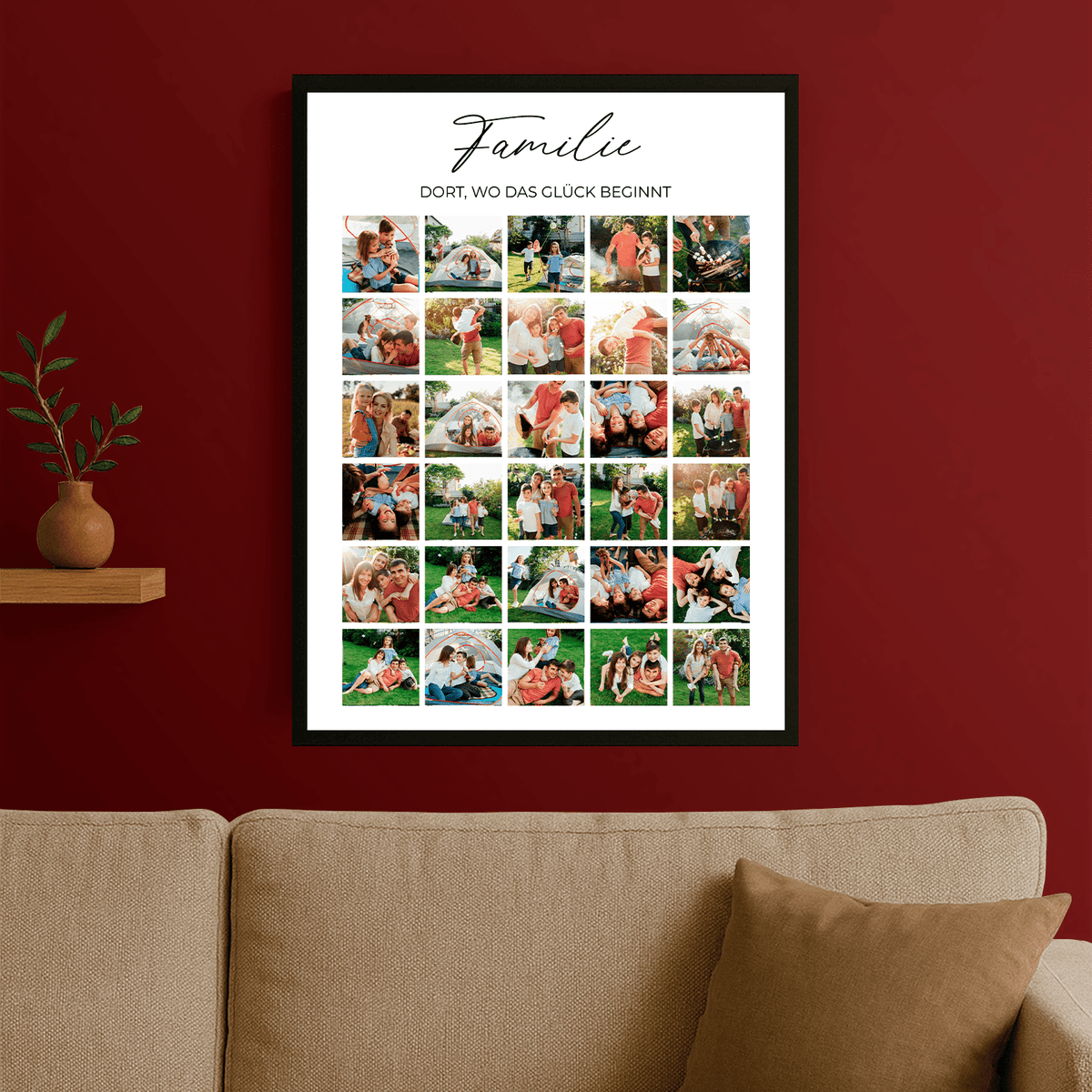 Familie – personalisiertes Poster für Eltern - Emmygift.de