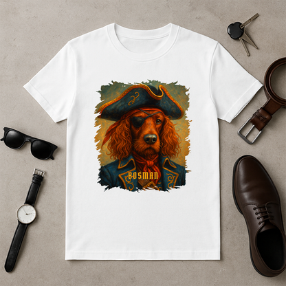 Piratenhund – Herren-T-Shirt mit Aufdruck für Hundefreunde