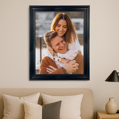 Porträt eines verliebten Paares – personalisiertes Leinwandbild für Paare