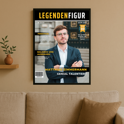 Ein Mann, eine Legende – personalisiertes Poster für ihn