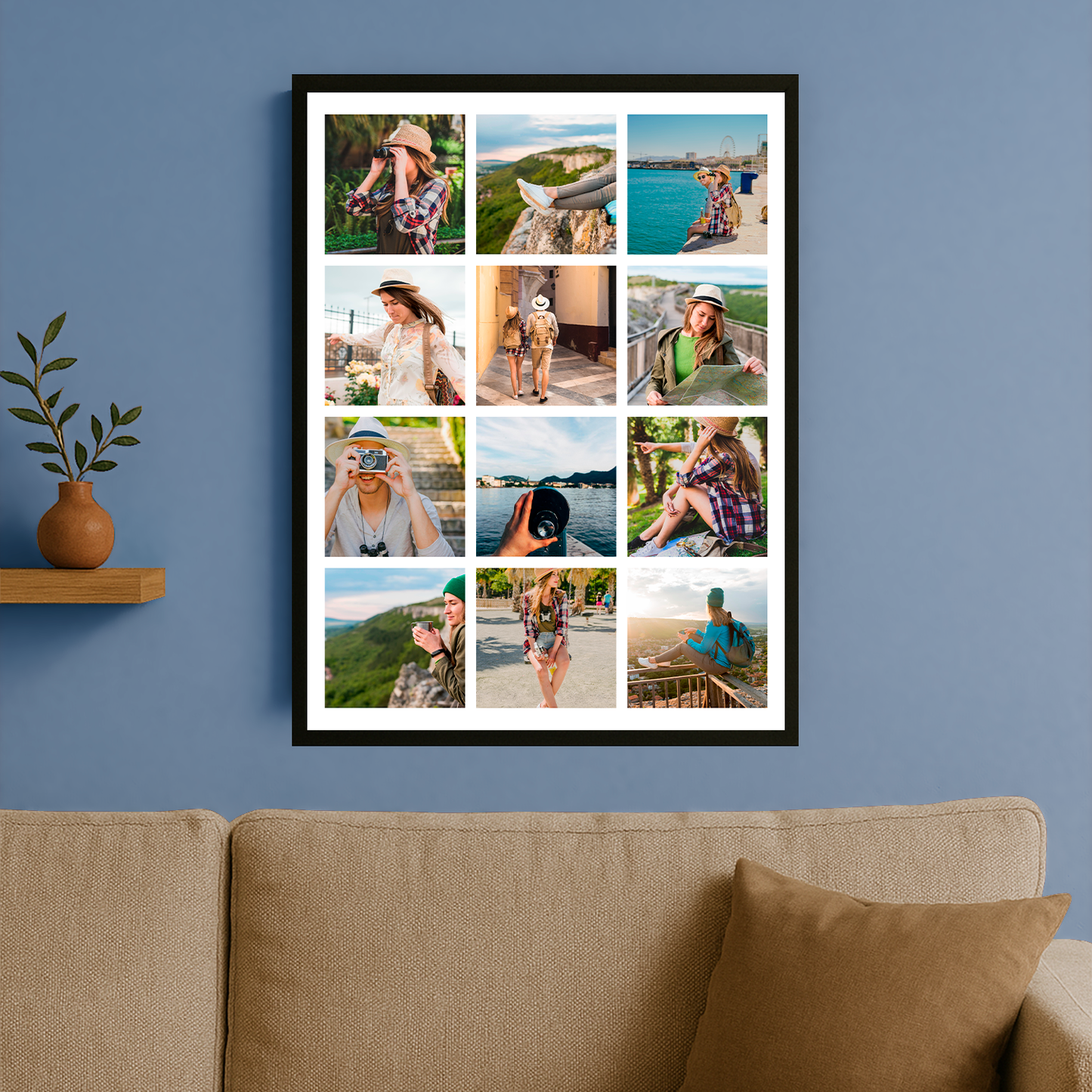 Fotocollage zum Geburtstag – personalisiertes Poster für sie