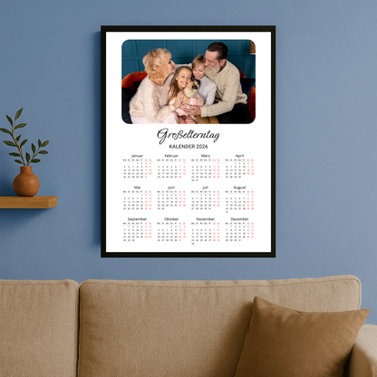 Die schönsten Momente zusammen - personalisiertes Poster für Großeltern