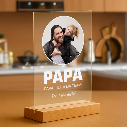 Super Team – personalisierter Glasdruck