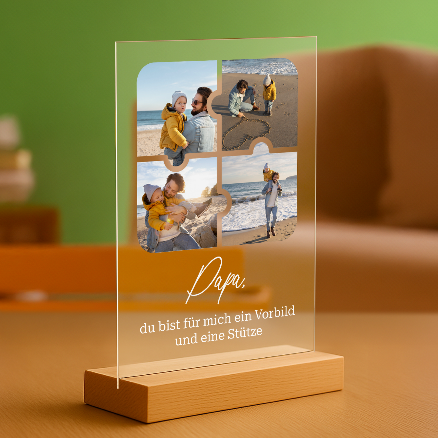 Fotocollage-Puzzle – personalisierter Druck auf Glas