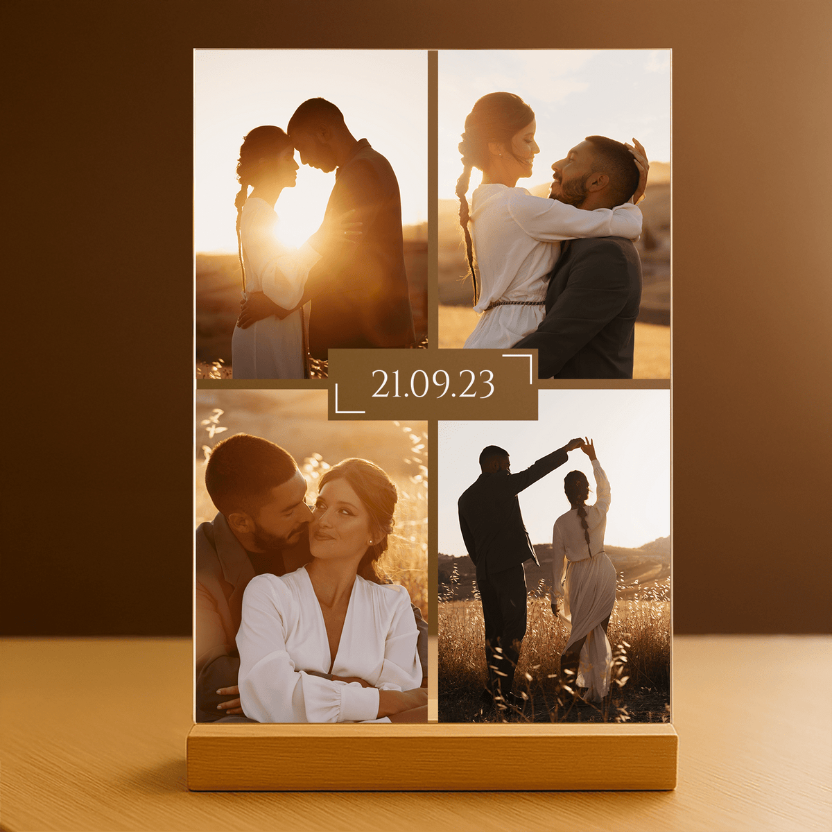 Gemeinsam können wir alles erreichen – personalisierter Druck auf Glas - Emmygift.de