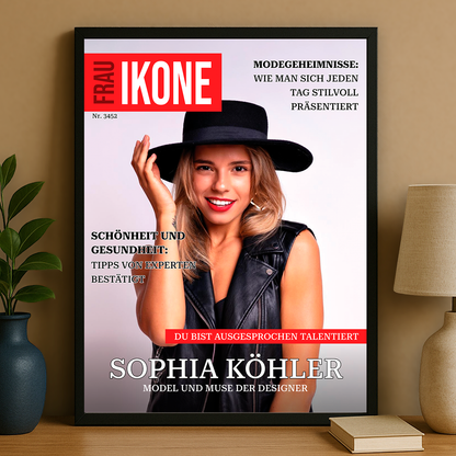 Die Frau als Ikone – ein personalisiertes Poster für sie