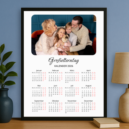 Die schönsten Momente zusammen - personalisiertes Poster für Großeltern