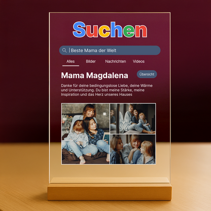 Suchergebnis MAMA – personalisierter Glasdruck