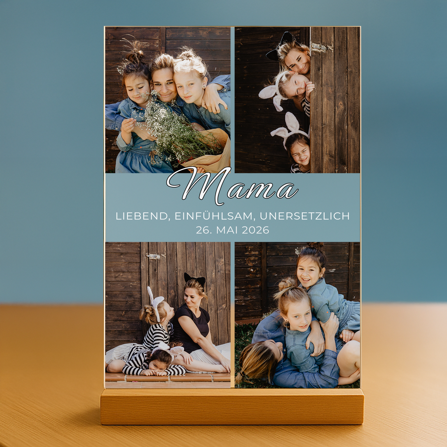 Fotocollage auf Acrylglas - Geschenk zum Muttertag