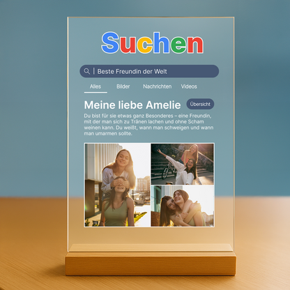 Suchergebnis FREUNDIN – personalisierter Glasdruck