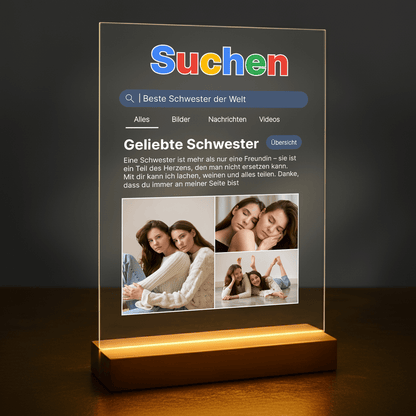 Suchergebnis SCHWESTER – personalisierter Glasdruck - Emmygift.de